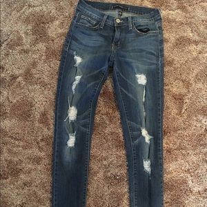 Flying monkey ripped jeans